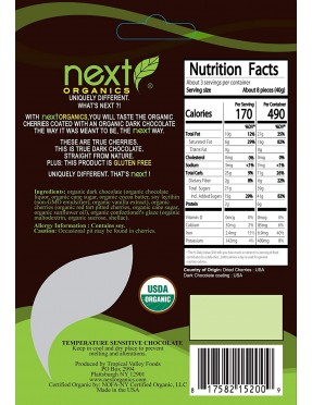 Next Organics Organic Dark Chocolate Cherries (6x4 OZ)