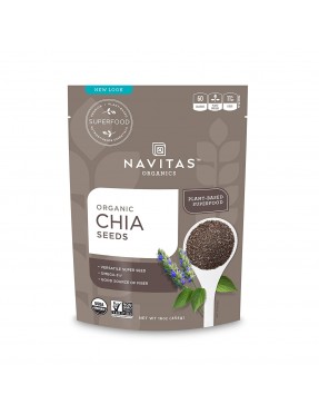 Navitas Naturals Organic Raw Chia Seeds (6x16 OZ)