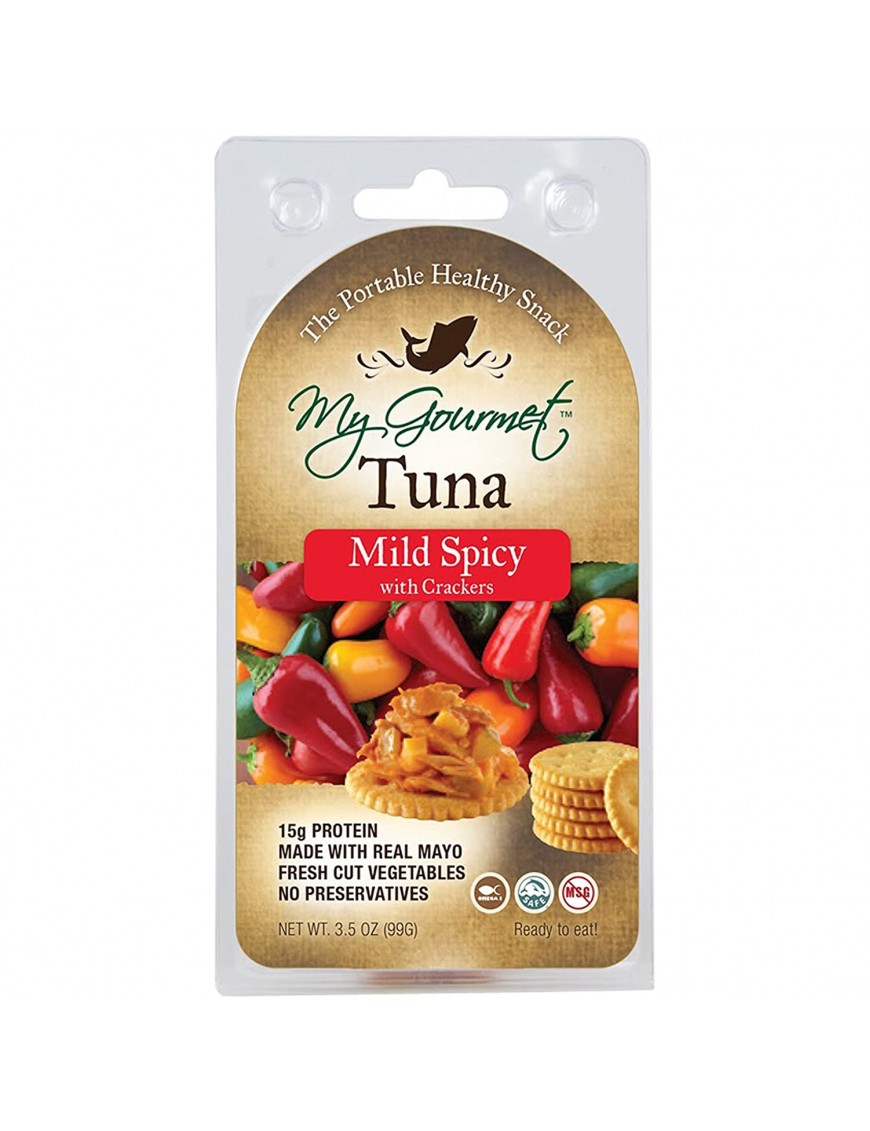 My Gourmet Tuna Mild Spicy with Crackers (12x3.5 OZ)