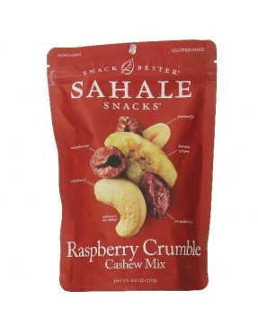 Sahale Snacks Raspberry Crumble Cashew Mix (4x8 OZ)