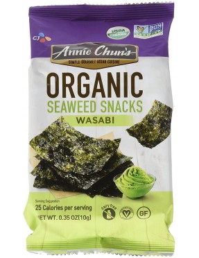 Annie Chun's Seaweed Snack Wasabi (12x0.35Oz)