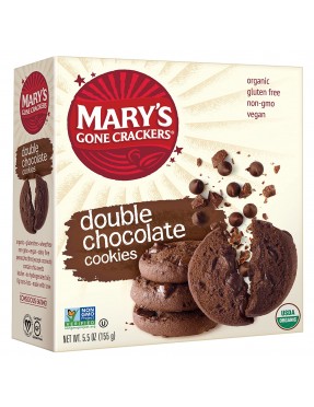 Mary's Gone Crackers Double Chocolate Cookies (6x5.5 Oz)