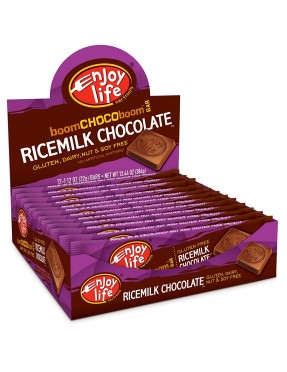 Enjoy Life Foods Rice Milk Chocolate Bar Dairy Free (24x1.4 Oz)