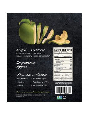 Bare Organic Granny Smith Apple Chips (12x3.4 OZ)