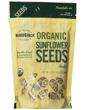 Woodstock Organic Hulled Sunflower Seeds (8x12 Oz)