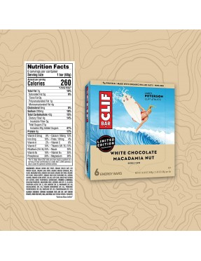 Clif Bars Organic White Chocolate Macadamia Nut (9x6Pack)