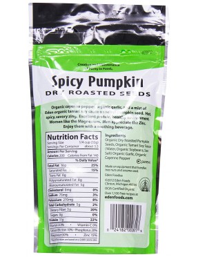 Eden Foods Spicy Pumpkins Seeds (15x4 Oz)