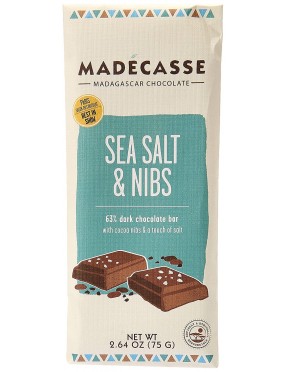 Madecasse 63% Cocoa SeaSalt Nibs (10x2.64OZ )