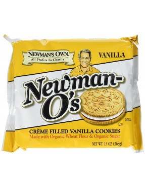 Newman's Own Organics O's Vanilla Creme (6x13OZ )