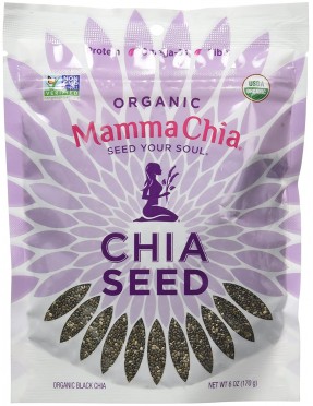 Mamma Chia Organic Black Chia Seeds (8x6 OZ)