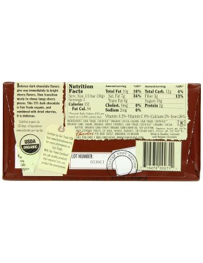 Chocolove Cherries in Dark Chocolate Bar (12x3.2 Oz)