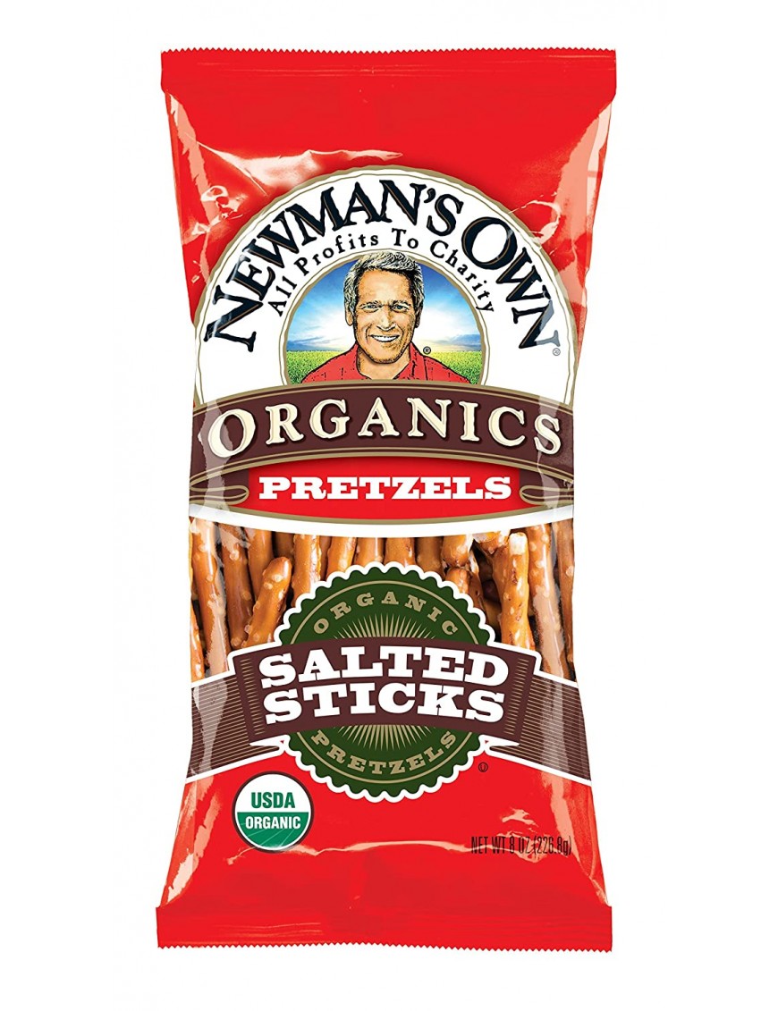 Newman's Own Salted Pretzel Sticks (12x8 Oz)