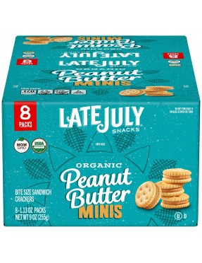 Late July Mini Peanut Butter Sandwich Cracker (4x8x1.125Z)