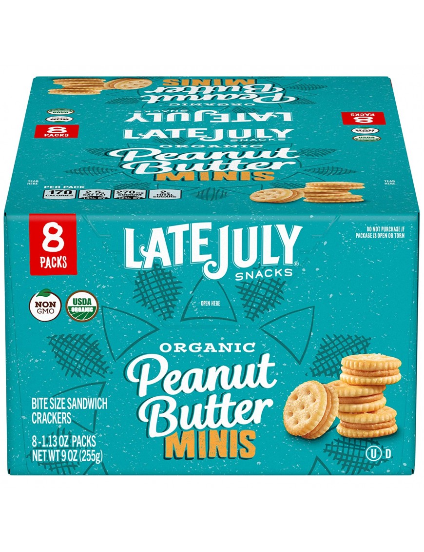 Late July Mini Peanut Butter Sandwich Cracker (4x8x1.125Z)