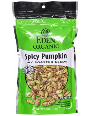 Eden Foods Spicy Pumpkins Seeds (15x4 Oz)