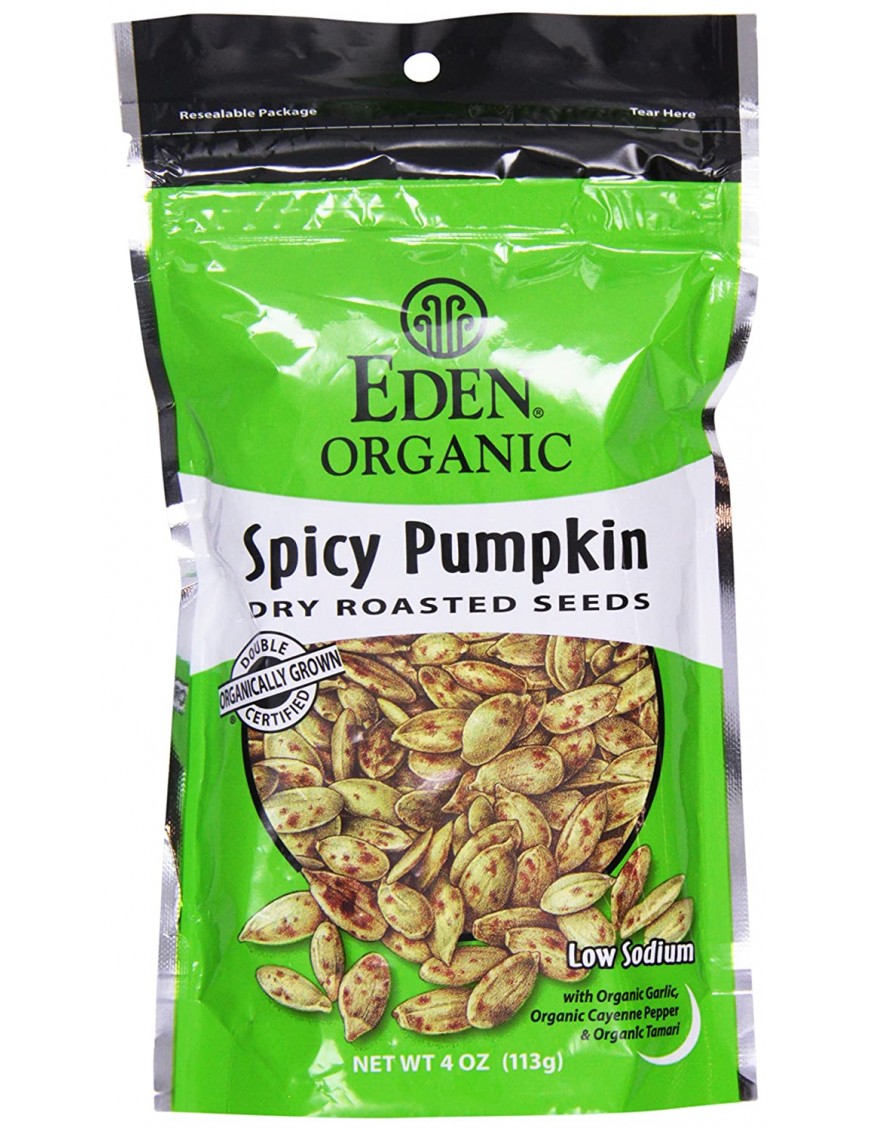 Eden Foods Spicy Pumpkins Seeds (15x4 Oz)