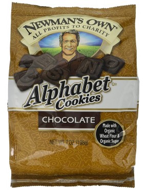 Newman's Own Organics Alphbet Cookie Chocolate (6x7OZ )