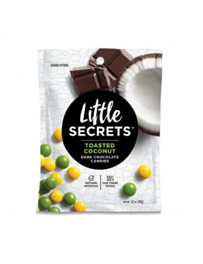 Little Secrets Toasted Coconut Dark Chocolate Candies (8x5 OZ)