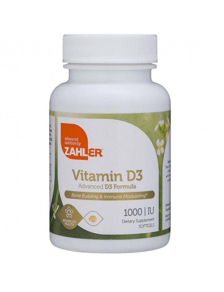 Zahlers Vitamin D3 - 1000 IU 250 softgels