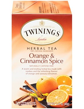 Twinings Orange & Cinnamon Spice Tea (6x20 Bag)