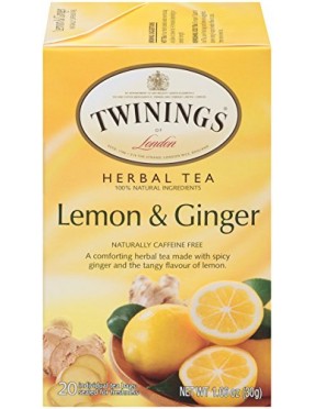 Twinings Lemon & Ginger Tea (6x20 Bag)