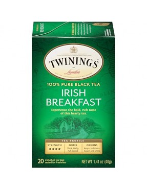 Twinings Irish Breakfast Tea (6x20 Bag)