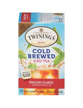 Twinings Cold Brew English Classic Iced Tea (6x20 Bag)