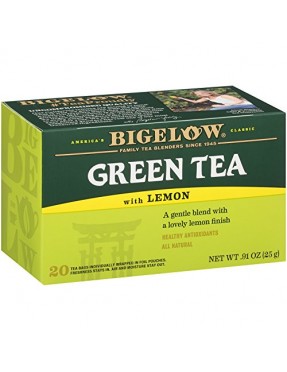 Bigelow Green Tea With Lemon (6x20 Bag)