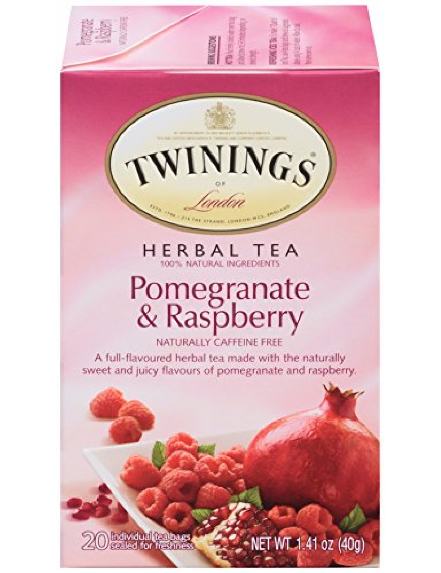 Twinings Herbal Pomegranate Raspberry Tea (6x20 Bag)