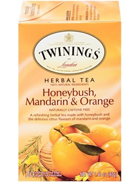 Twinings Honeybush Mandrine Orange Tea (6x20 Bag)