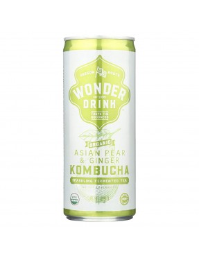 Kombucha Wonder Drink Asian Pear Ginger (24x8.4Oz)