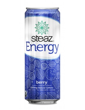 Steaz Organic Energy Berry (12x12 OZ)