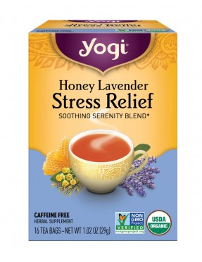 Yogi Teas Honey Lavender Stress Relief Tea (6x16 Bag)