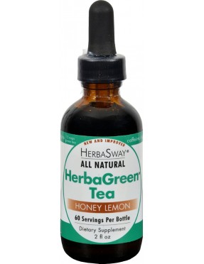 Herbasway Laboratories HerbaGreen Tea Honey Lemon 2 fl Oz