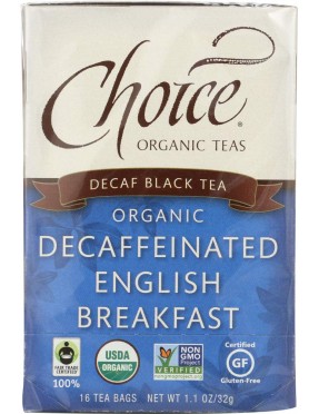 Choice Organic Teas Decaf English Breakfast (6x16 Bag)