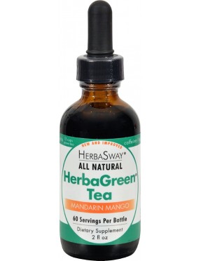 Herbasway Laboratories HerbaGreen Tea Mandarin Mango 2 fl Oz