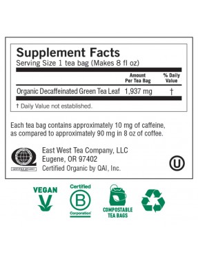 Yogi Simply Green Decaf Tea (6x16 Bag)