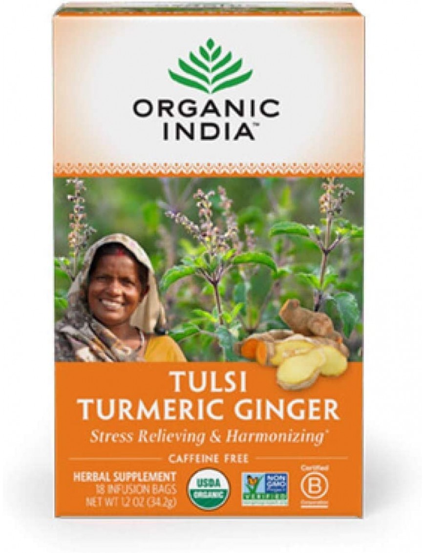 Organic India Oi Tulsi Turmeric Ginger (6X18 Ct)