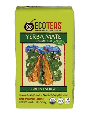 ECOTEAS Yerba Mate Pure Leaf Loose Tea (6x1LB)