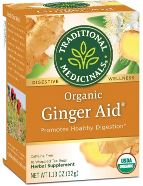 Traditional Medicinals Ginger Aid Herb Tea (1x16 Bag)