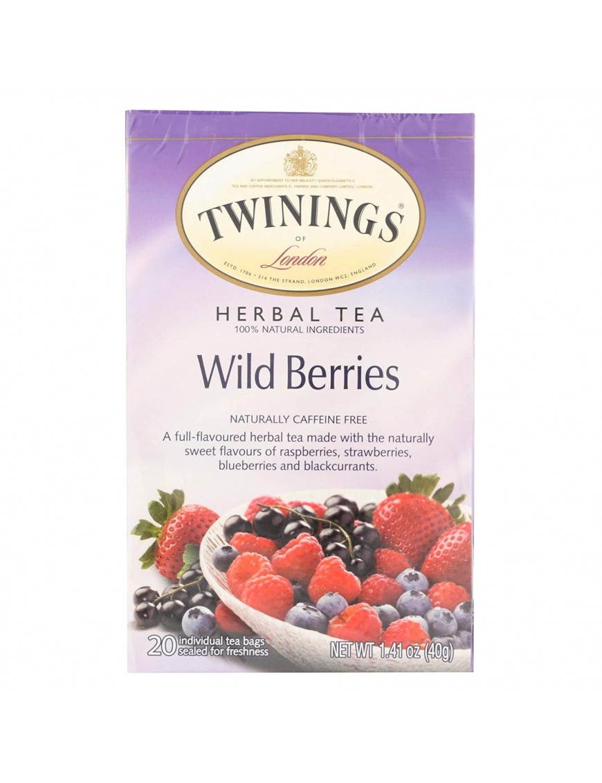 Twinings Herbal Wild Berries Tea (6x20 Bag)