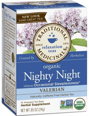 Traditional Medicinals Nighty Night Valerian Tea (6x16 Bag)