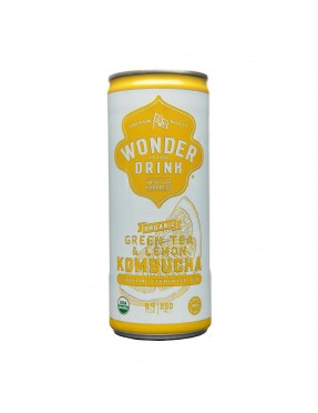 Kombucha Wonder Drink Green Tea Lemon (24x8.4Oz)