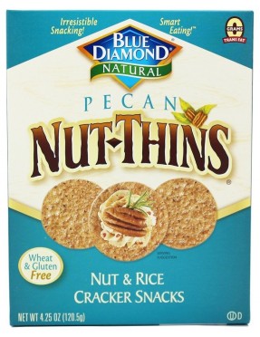 Blue Diamond Pecan Nut Thin Crackers (12x4.25 Oz)