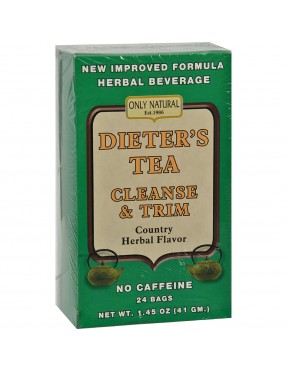 Only Natural Dieter's Tea Cleanse and Trim Country Herbal (1x24 Tea Bags)