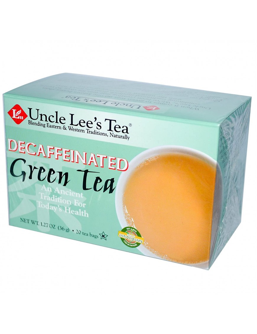 Uncle Lee's Tea Decaffeinated Green Tea (1x20 Tea Bags)