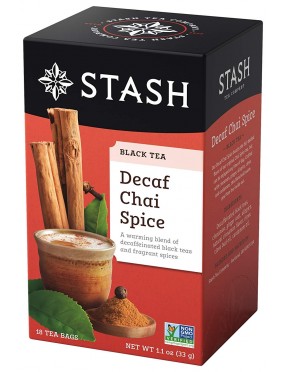 Stash Tea Chai Spice Blend Decaf Tea (6x18 CT)