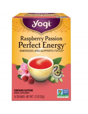 Yogi Raspberry Pasion Energy Tea (6x16 Bag)