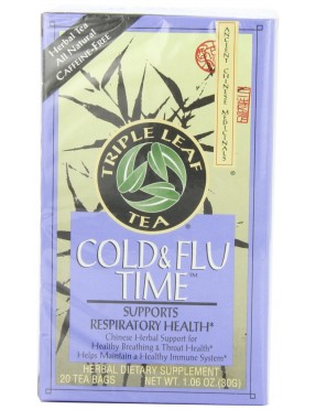 Triple Leaf Tea Cold Flu Time Tea (6x20 Bag)