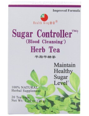 Health King Sugar Controller Blood Cleansing Herb Tea (1x20 Tea Bags)